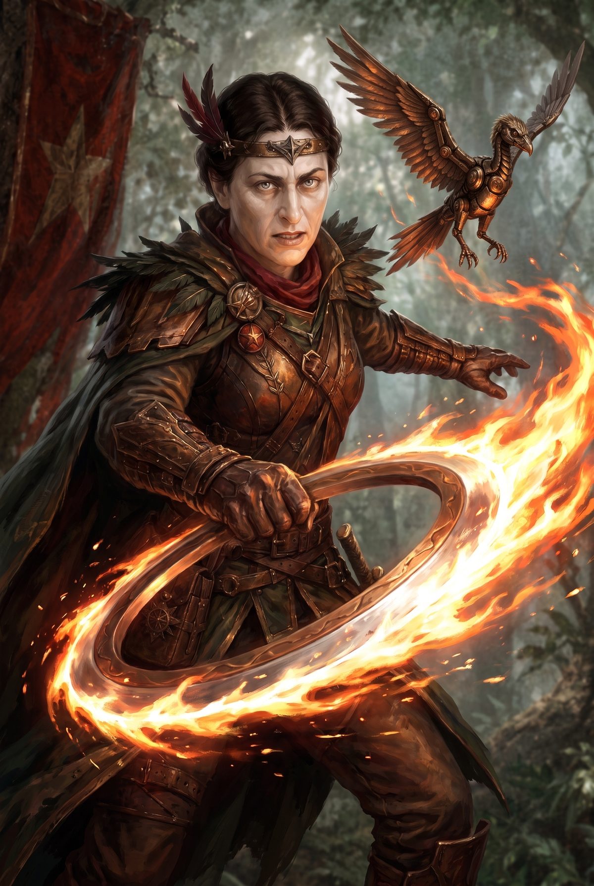 Golpe com Searing Smite — Olga
