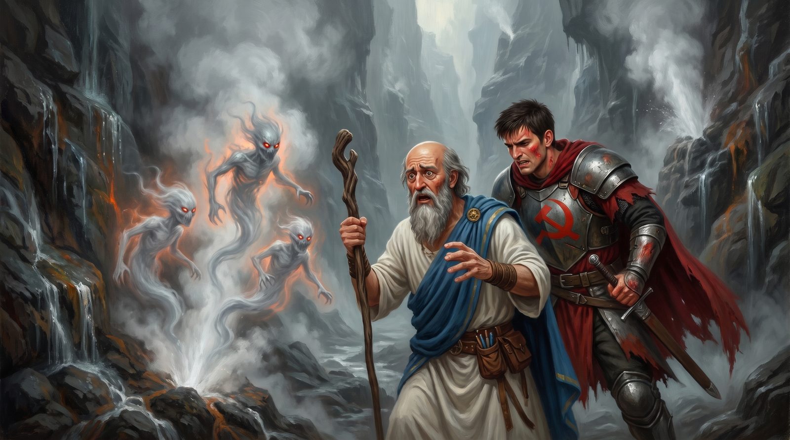 Mephites de Nevoa Nascem dos Geiseres