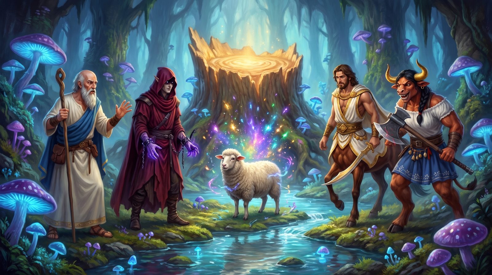 Magia Selvagem Transforma um Herói em Ovelha
