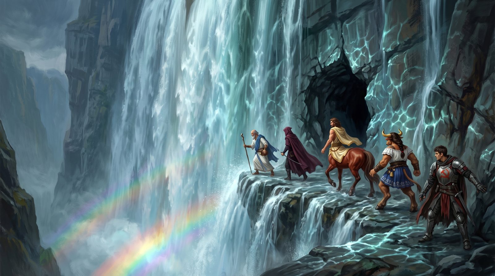 A Passagem Secreta Atrás das Cataratas