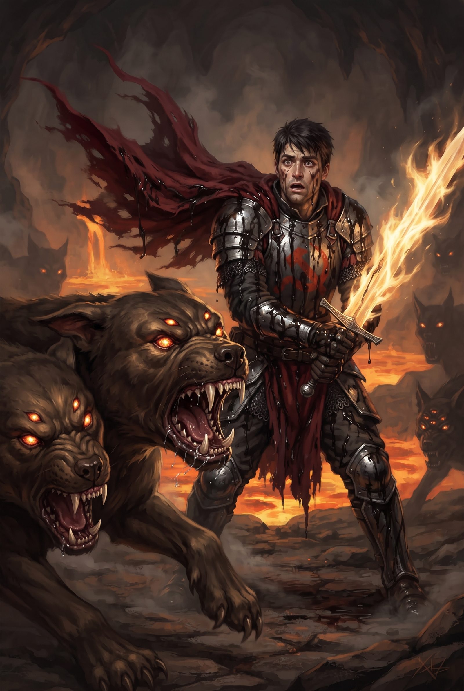 O Jovem Cerberus Surge Diante de Presthes