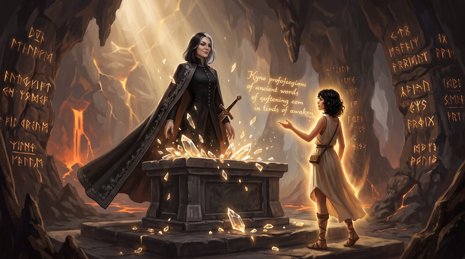 Myrina Desperta no Monte Volkan