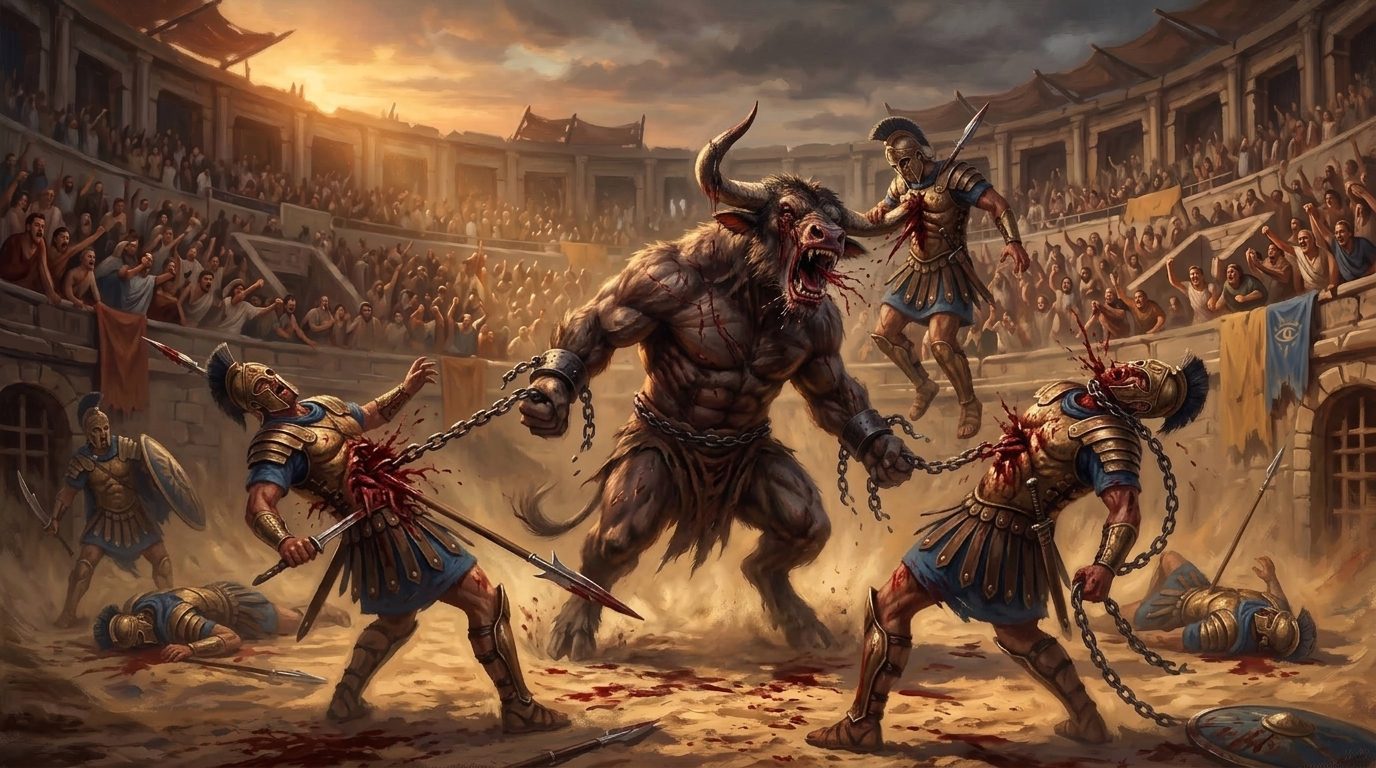 Bestouro Massacra os Cinco Soldados a Mãos Nuas