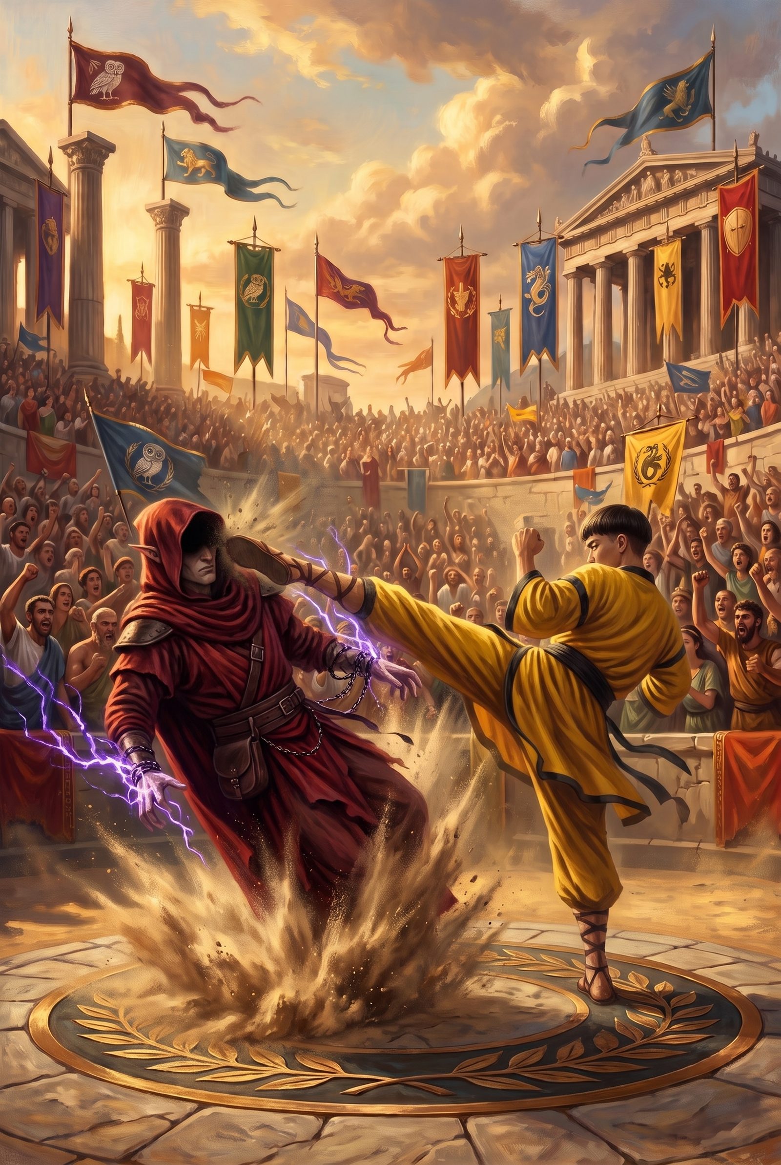 Si Nocauteia Aletheion e Conquista o Ouro
