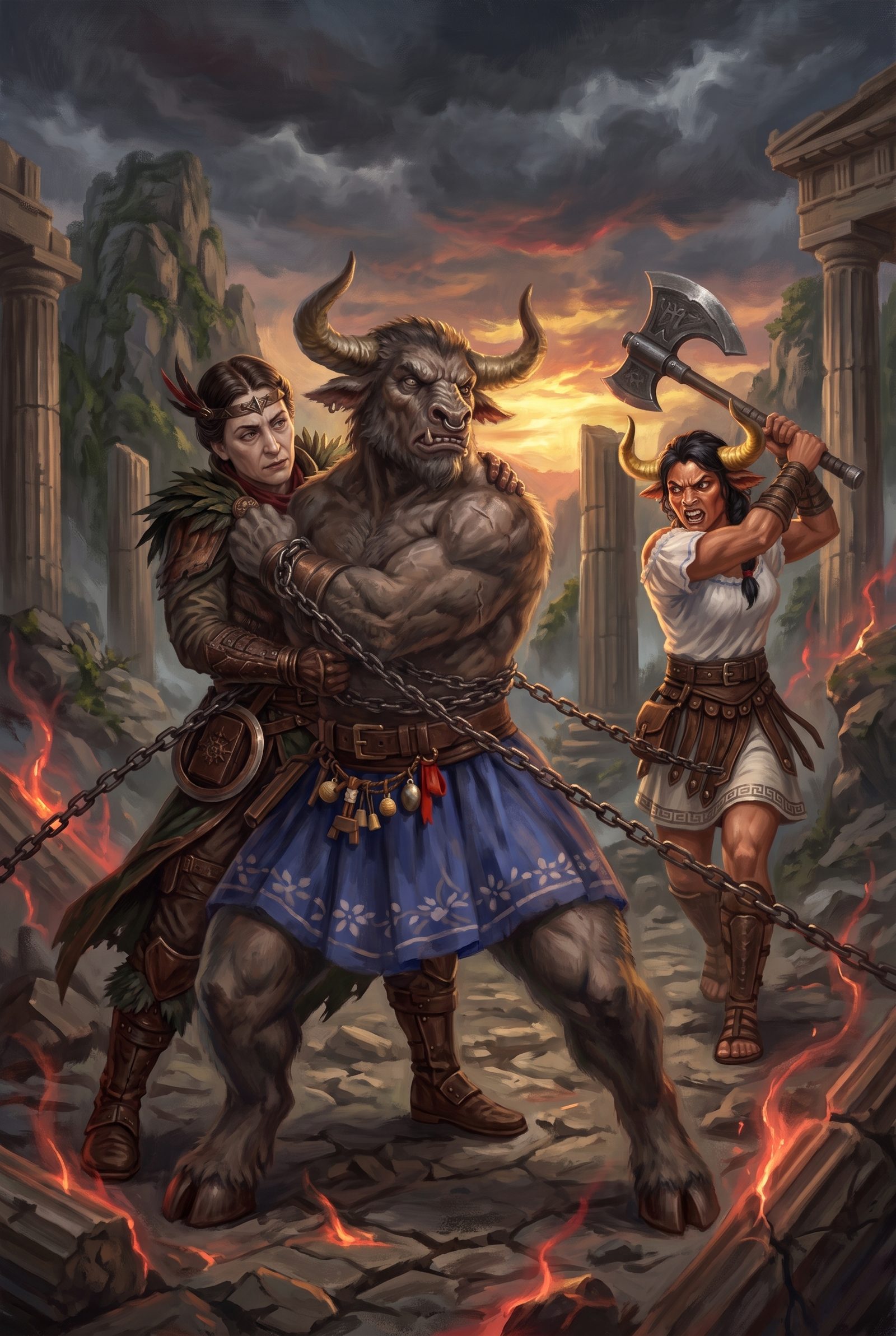 Revanche: Rhea e Olga Encurralam Bestouro