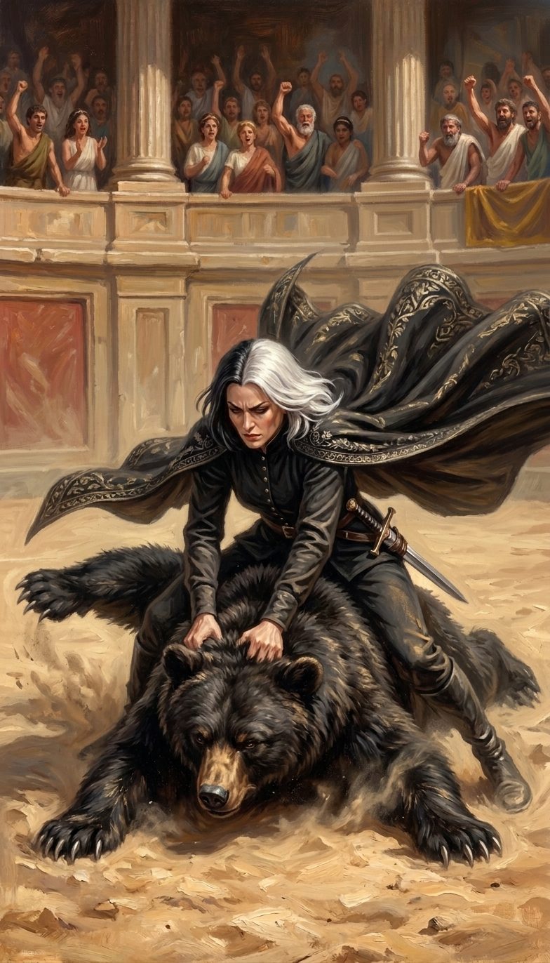 Myrina Domina o Urso Agarrão