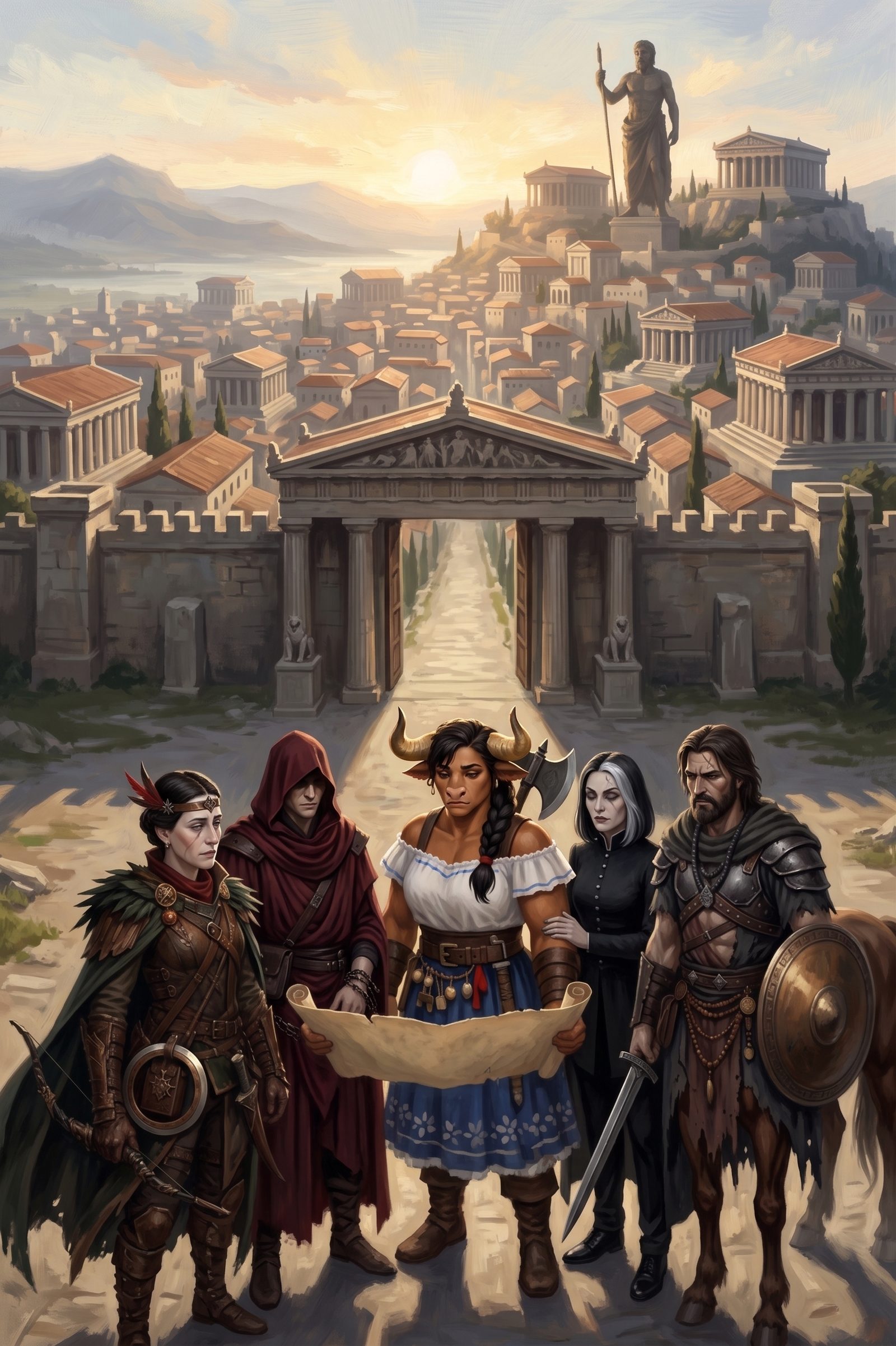 A Partida de Mytros ao Amanhecer