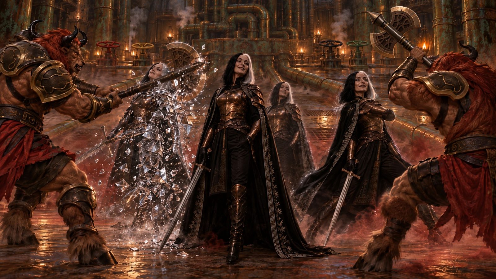 Mirror Image: Quatro Myrinas contra os Machados